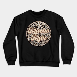 Classic Music Man Personalized Name Circle Birthday Crewneck Sweatshirt